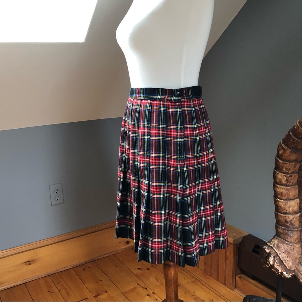 True Vintage Punk Plaid Miniskirt